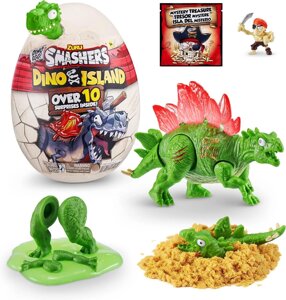 Ігровий набір Smashers Dino Island Mini Egg Stegosaurus by ZURU Prehistoric Код/Артикул 75 652