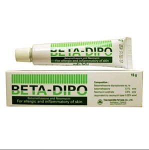 Бета-Діпо крем для лікування запалень шкіри 15 г Під замовлення з Таїланду за 30 днів, доставка безкоштовна