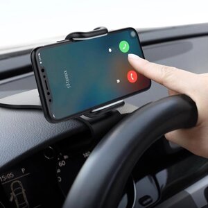 Автомобільний тримач для телефону з кріпленням на панель приладів під замовлення за 30 днів доставка безкоштовна