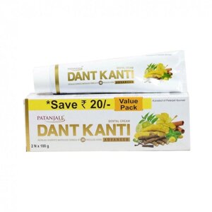 Дант Канті: зубна паста на основі 26 трав (200 г), Dant Kanti Advanced Toothpaste, Patanjali Під замовлення з Індії 45