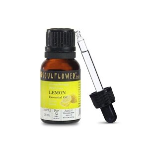 Ефірна олія Лимона (15 мл), Lemon Essential Oil, Soulflower Під замовлення з Індії 45 днів. Безкоштовна доставка.