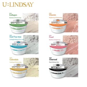 Lindsay Vitamin Modeling Mask Cup Pack Pack 8 типів Single Mud Mask під замовлення з кореї 30 днів доставка безкоштовна
