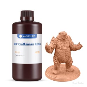 Фотополімерна смола DLP Anycubic Craftsman BEIGE (Бежева) Код/Артикул 57 SDHLBG-104C