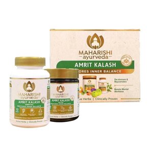 Амріт Калаш (60 таб, 600 г), Amrit Kalash, Maharishi Ayurveda Під замовлення з Індії 45 днів. Безкоштовна доставка.