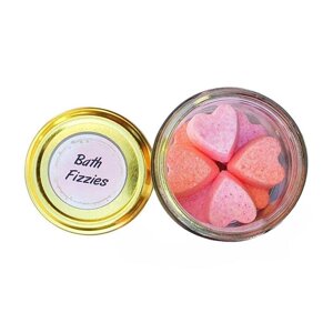 Набір міні-бомбочок для ванни: органічна Троянда та Полуниця (12 шт), Organic Rose and Strawberry Mini Bombs Bath Під