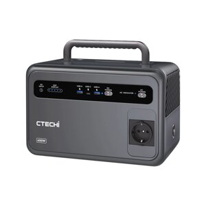 Портативна зарядна станція павербанк акумулятор Powerbank CTECHi GT600 600W 384Wh LiFePo4 Код/Артикул 58