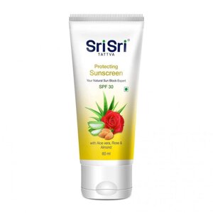 Сонцезахисний крем SPF 30 (60 мл), Protecting Sunscreen Cream, Sri Sri Tattva Під замовлення з Індії 45 днів.