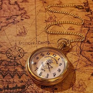 Стильний кишеньковий годинник Victorian Brass watch London Steampunk Chain Різдвяний подарунок під замовлення з Індії