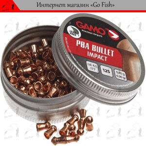 Куля Gamo PBA Bullet 4.5 мм, 0.45 м, 125шт Код/Артикул 48