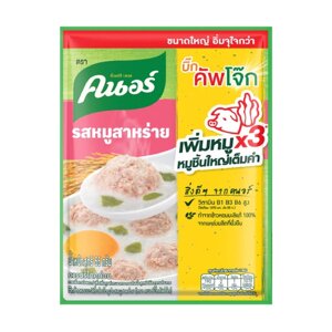 Knorr 100% рисова каша швидкого приготування з жасмином (Відвар) зі свининою та водоростями 55 г. х 4/12/24 шт. Під