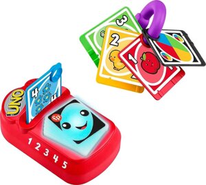 Інтерактивна іграшка Uno малюкам. Fisher Price Laugh музика та світло Код/Артикул 508