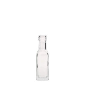 154 шт Пляшка скляна Maraska 20 мл упаковка + Ковпачок алюмінієвий 18*12 різьблення
