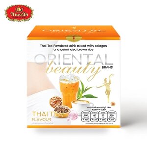 Тайський чай Oriental Beauty 3 в 1 з колагеном та пророщеним коричневим рисом 20 г х 10 пакетиків - Тайський Під