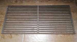 Чавунна решітка гриль 17 прутів 323х718 мм Код/Артикул BBQ-004