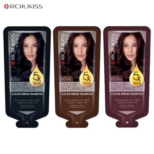 Rojukiss Шампунь-фарба для волосся Naturals Natural Чорний/Темно-коричневий/Naturals Mahogany 30 мл x 1/3/6 шт -