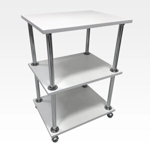 Косметологічна візок, етажерка, столик 50х40 Код/Артикул 0982white-b