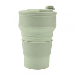 Складна еко чашка на 350 мл зелена Код/Артикул 5 0536-7