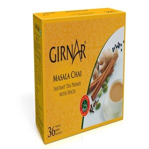 Розчинний премікс для чаю Girnar Masala із масалою (36 пакетиків) під замовлення з Індії за 45 днів, доставка