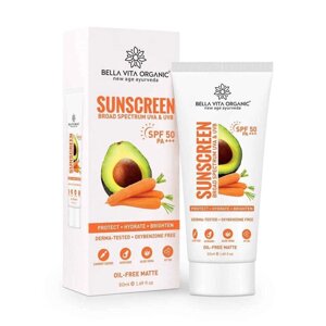 Сонцезахисний крем SPF 50 (50 мл), Sunscreen SPF 50 PA+++, Bella Vita Під замовлення з Індії 45 днів. Безкоштовна
