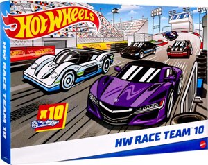 Набір 10 шт гоночних машинок Hot Wheels в масштабі 164 Код/Артикул 995