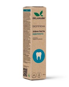 Зубна паста гігієнічна Відбілююча DeLaMark Код/Артикул 20