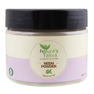 Косметичний порошок Німа: проти недосконалостей (175 г), Neem Powder Organic By Trust, Nature's Tattva під замовлення