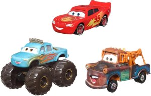 Mattel Тачки набір машинок 3шт Маквін Сирник Іві. Disney Pixar Cars Код/Артикул 75 1099