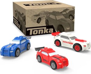 Набір інерційних авто Tonka, 3-Pack Sports Cars , світло та звуки Код/Артикул 1249