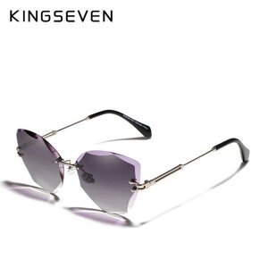 Жіночі градієнтні сонцезахисні окуляри KINGSEVEN N801 Black Gradient Код/Артикул 184