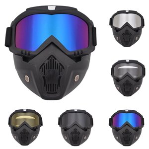 Мотоциклетний шолом Professional Outdoor Cycling Face Mask Goggles for Windproof Ski Snowboard Snowmobile Під