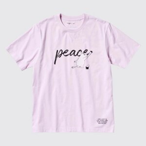 Uniqlo JAPAN PEACE FOR ALL Футболка з короткими рукавами та малюнком Мумі-троля стандартного крою під замовлення з