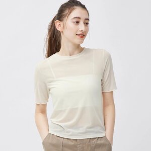 GU by Uniqlo Прозора футболка із коротким рукавом під замовлення з Японії за 30 днів, доставка безкоштовна