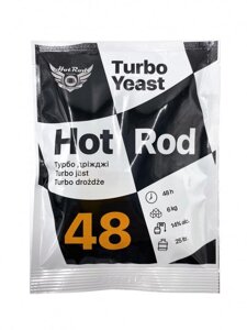 6 шт Турбо дріжджі Hot Rod 48 на 25 л (146 г) упаковка