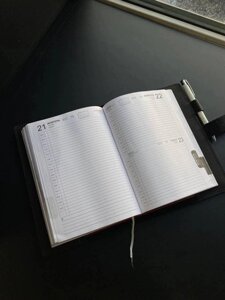 Шкіряна обкладинка для щоденника А5 Willow ( Ручна робота) Код/Артикул 134 МА_000532