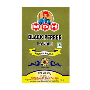 Мелений чорний перець (100 г), Black Pepper Powder, MDH під замовлення з Індії за 45 днів, доставка безкоштовна