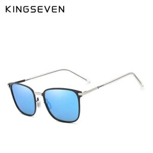 Чоловічі поляризаційні сонцезахисні окуляри KINGSEVEN N7864 Silver Blue Код/Артикул 184 124162