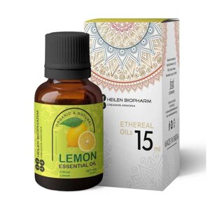 Ефірна олія Лимона (15 мл), Lemon Essential Oil, Heilen Biopharm Під замовлення з Індії 45 днів. Безкоштовна доставка.