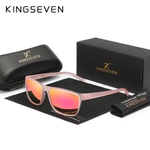 Чоловічі поляризаційні сонцезахисні окуляри KINGSEVEN LC755 Clear Pink Pink Код/Артикул 184