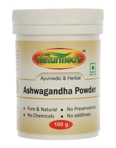 Ашвагандха (100 г), Ashwagandha Powder, Naturmed's Під замовлення з Індії 45 днів. Безкоштовна доставка.