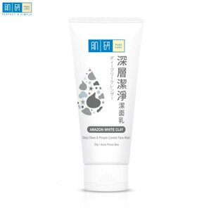 Hada Labo Гель для вмивання Deep Clean & Pimple Control, біла глина Амазонки, для жирної шкіри та шкіри, схильної до