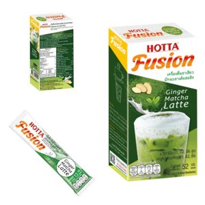 Розчинний імбирний чай Матча Латте у порошку, оригінальний напій, 100% натуральні трави, Hotta Fusion, 13 грам, 4 Під