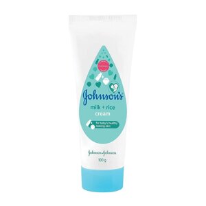 Дитячий крем з Молоком та Рисом (100 г), Milk + Rice Cream, Johnson’s Baby під замовлення з Індії за 45 днів, доставка