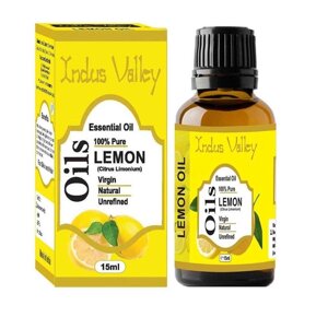 Ефірна олія Лимона (15 мл), Lemon Essential Oil, Indus Valley Під замовлення з Індії 45 днів. Безкоштовна доставка.