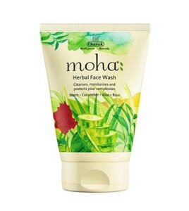 Моха: натуральний засіб для вмивання обличчя (100мл), Moha Herbal Face Wash, Charak Під замовлення з Індії 45 днів.