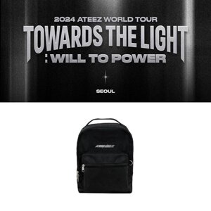 Попереднє замовлення ATEEZ TOWARDS THE LIGHT: Міні-рюкзак WILL TO POWER під замовлення з кореї 30 днів доставка