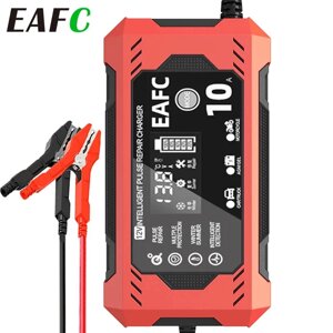 Імпульсний зарядний пристрій EAFC PULSE REPAIR CHARGER 12 V 10 A для акумуляторів (новлена версія) Код/Артикул 13