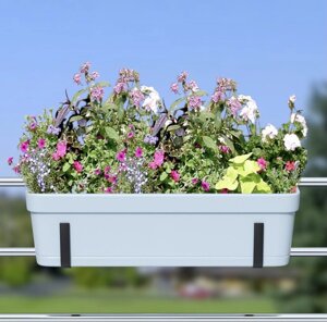 Балконні регульовані кріплення для квітів та вазонів 2шт Код/Артикул 92 KRbK