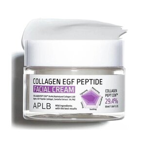 APLB Крем для обличчя з пептидом колагену EGF 55 мл під замовлення з кореї 30 днів доставка безкоштовна