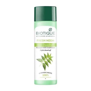 Шампунь-кондиціонер проти лупи з Німом (120 мл), Fresh Neem Anti Dandruff Shampoo with Conditioner, Biotique Під