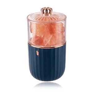 Портативна соляна лампа з нічником синя Код/Артикул 5 0770-7